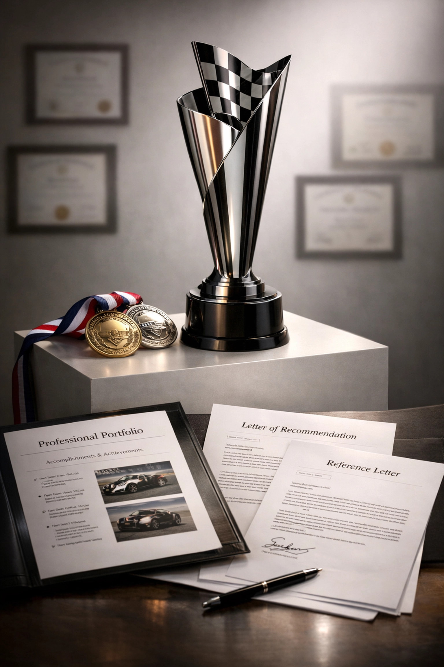 jk0KcpqbsnO - FranLift Achievement trophies and credentials showing franchise consultant track record and experience