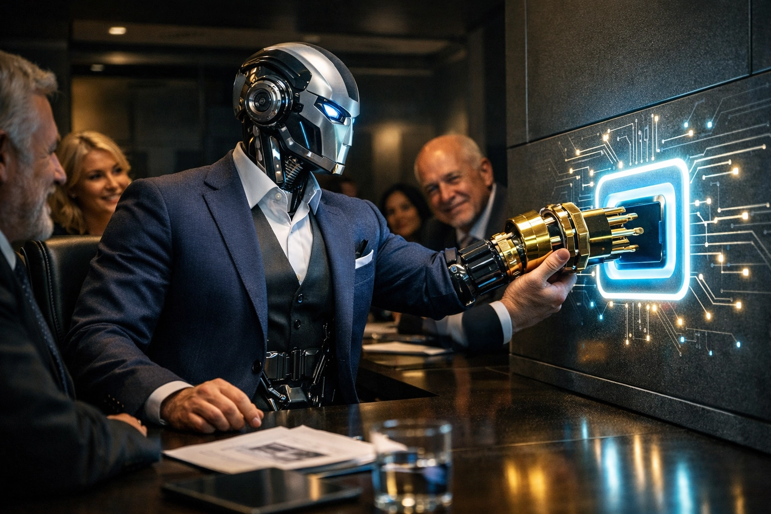 A fractional franchise development expert plugging into a corporate boardroom to provide high-level sales expertise.