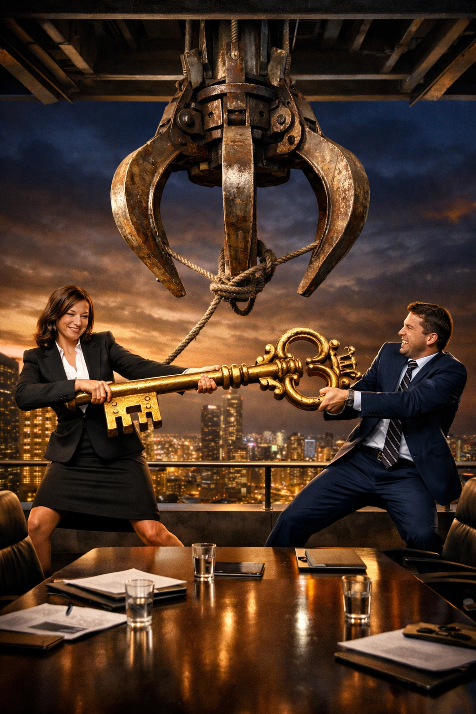 CEO holding the key to ownership, avoiding equity traps with a fractional franchise development agency.