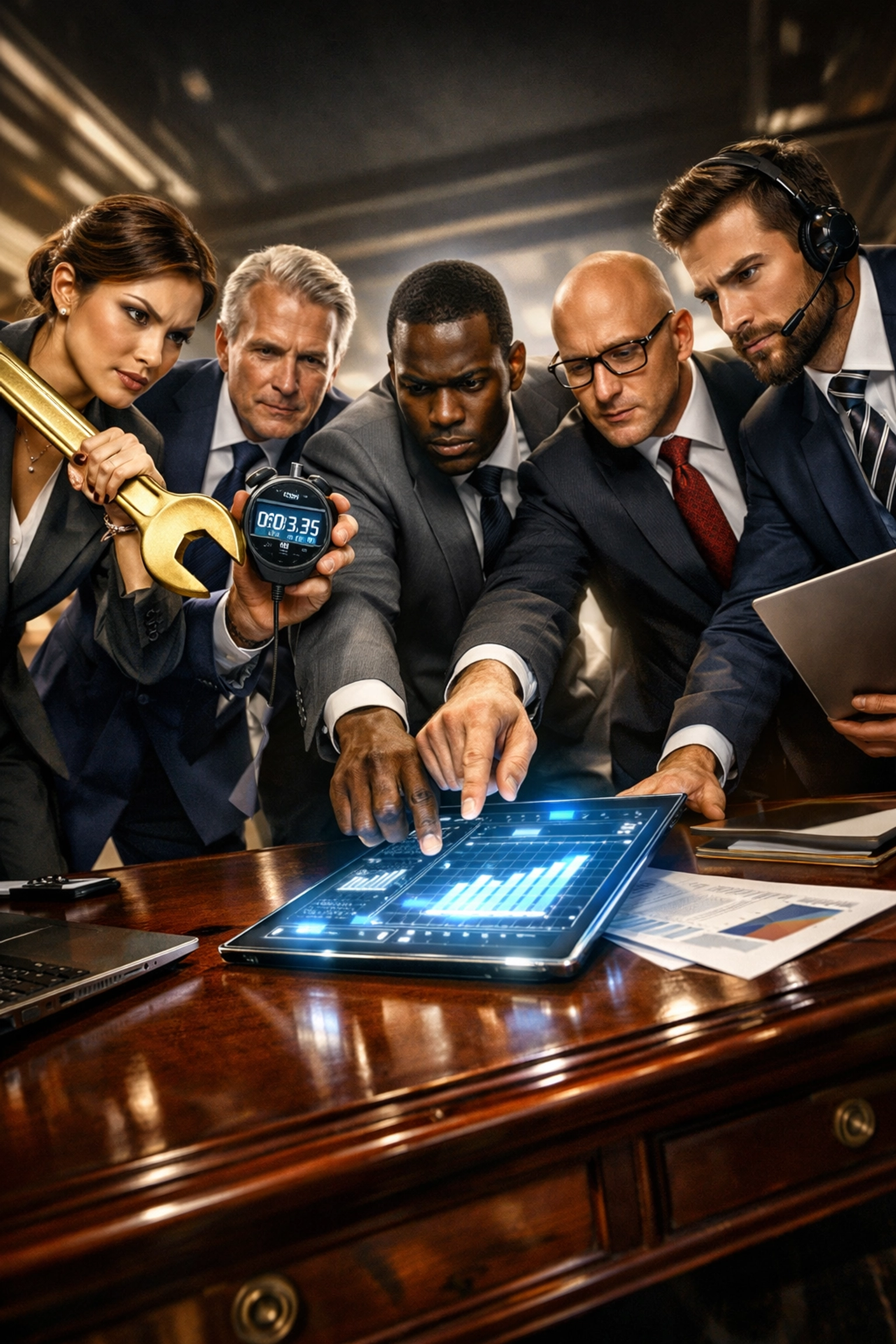 A professional team optimizing growth metrics through expert Fractional Franchise Development services.