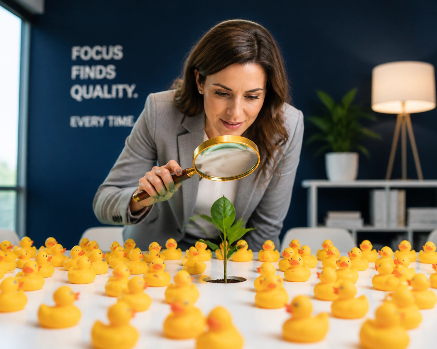Sales executive identifying quality franchise lead generation results amidst unqualified prospects.