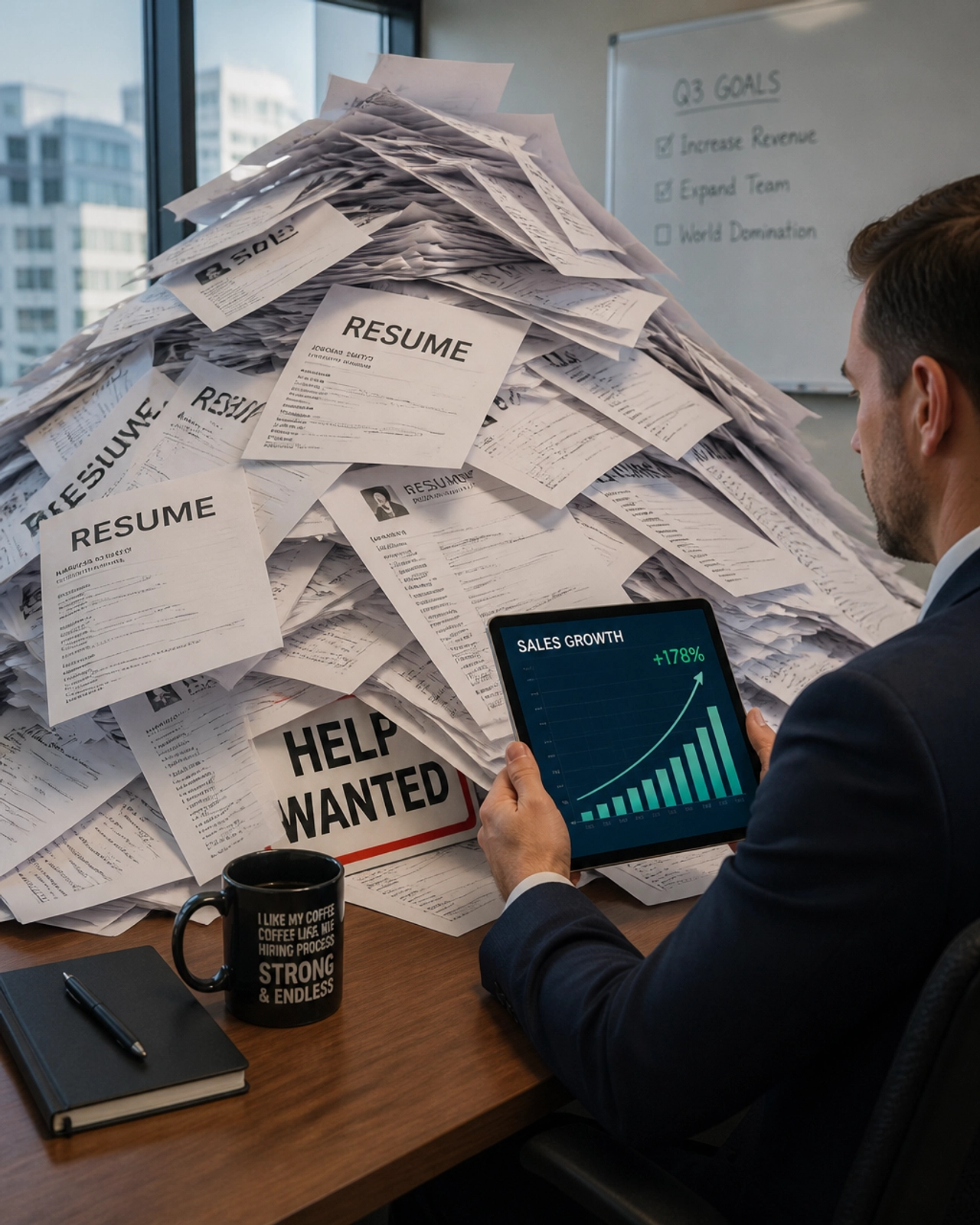 Mountain of Resumes