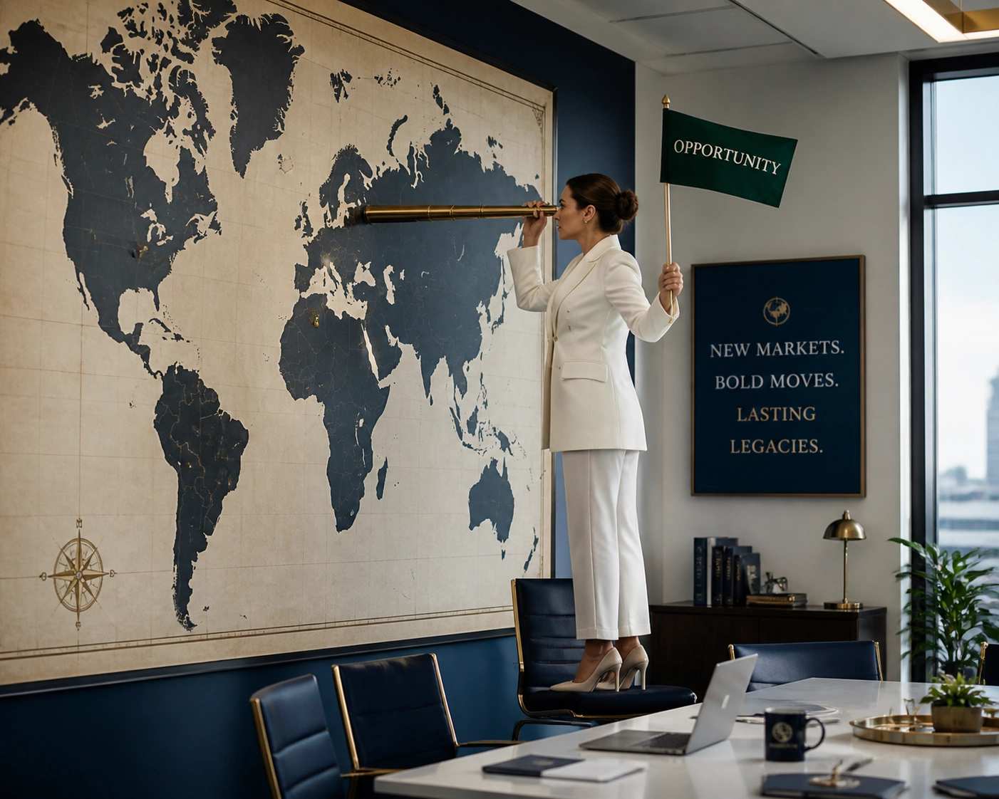Scouting global territories with a telescope to learn how to franchise a business and scale fast.