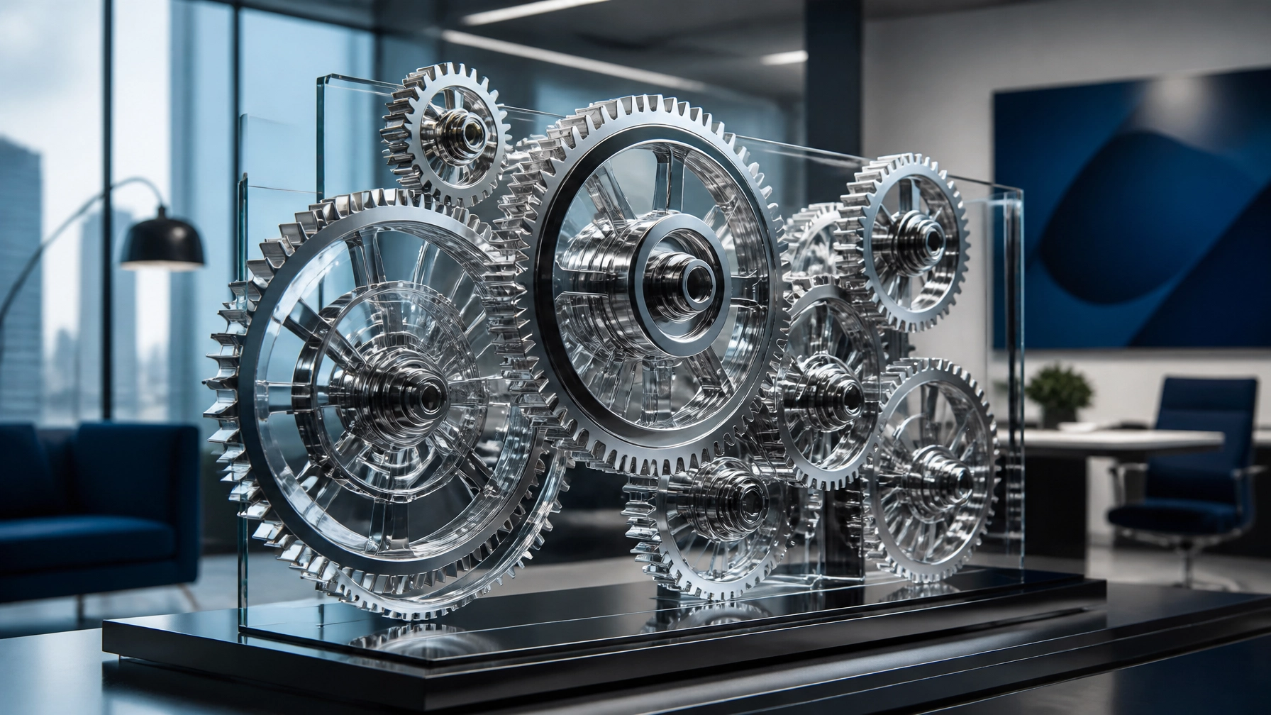 A gear system representing seamless operational scalability
